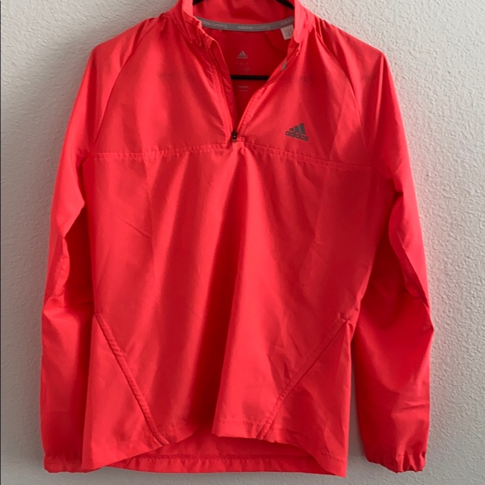 Small Adidas coral windbreaker